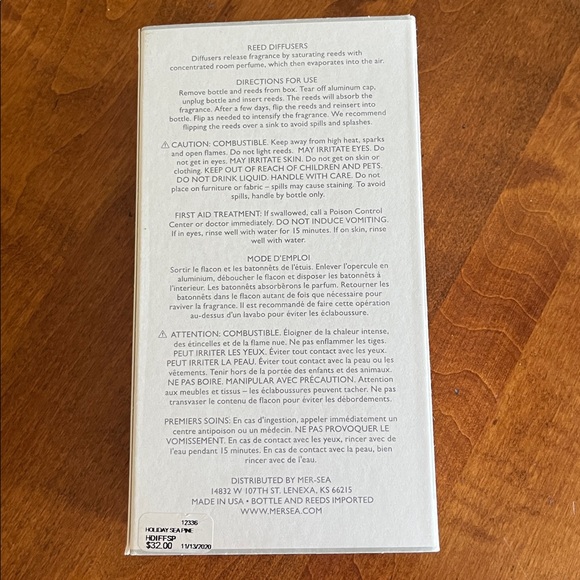 Mer Sea Sea Pines Reed Diffuser - Green - Picture 2 of 4